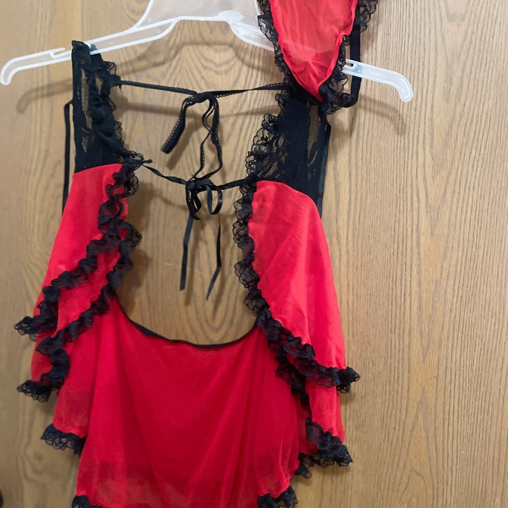Sm Backless Nightie w/Thong